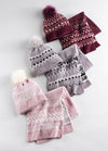 Charlie Paige Chenille Luxe Pom Toque and Scarf Set